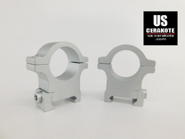 Leupold Open Range 1" High Weaver-Style Scope Rings Satin Silver 180945