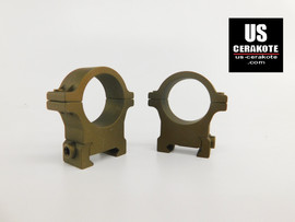 Leupold Open Range 30mm High Weaver-Style Scope Rings Burnt Bronze 180948
