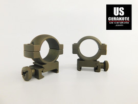 Vortex Hunter Riflescope Rings 1" Medium Weaver Style Smoked Bronze Ring-M