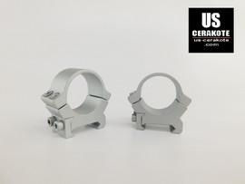 Leupold PRW2 Series 1" Low Weaver Style Scope Rings Satin Silver 174079