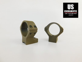 Talley Scope Ring/Base 30mm Medium for Weatherby Vanguard Flat Dark Earth 740734