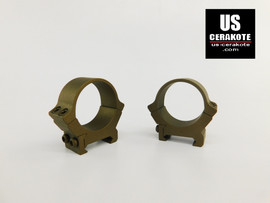 Leupold PRW2 Series 30mm Low Weaver-Style Scope Rings Burnt Bronze 174083