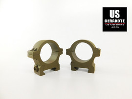 Leupold Open Range 30mm Low Weaver-Style Scope Rings Flat Dark Earth 180946