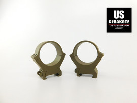 Leupold PRW2 Series 34mm High Weaver Style Scope Rings Flat Dark Earth 175860