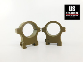 Leupold Open Range 30mm High Weaver-Style Scope Rings Flat Dark Earth 180948