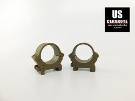 Leupold PRW2 Series 1" Low Weaver Style Scope Rings Flat Dark Earth 174079