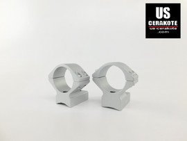 Talley Scope Ring/Base 1" Low for Winchester Mod 70 STD Caliber Satin Silver 930702