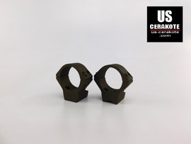 Browning X-Bolt X-Lock 30mm Low Integrated Scope Mounts Burnt Bronze 12510
