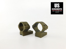 Talley Scope Ring/Base 1" Low for Remington 700 Burnt Bronze 93X700