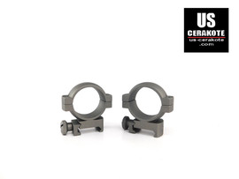 Vortex Hunter Riflescope Rings 30mm Medium Weaver Style Gun Metal Grey 30MRNG-M