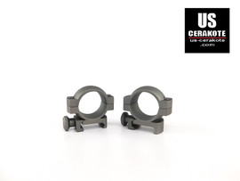 Vortex Hunter Riflescope Rings 1" Low Weaver Style Gun Metal Grey Ring-L