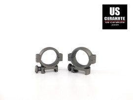 Vortex Hunter Riflescope Rings 30mm Low Weaver Style Gun Metal Grey 30MRNG-L