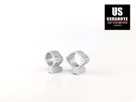 Talley Scope Ring/Base 1" Medium for Browning BAR & BLR Satin Silver 940711