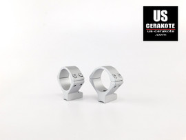 Talley Scope Ring/Base 30mm Medium for Browning BAR & BLR Satin Silver 740711