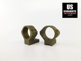 Talley Scope Ring/Base 30mm Low for Remington 700 Burnt Bronze 730700