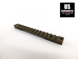 Warne Remington 700 LA Mountain Tech Tactical Rail 0-MOA Flat Dark Earth 7672M
