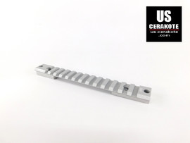 Warne Remington 700 LA Mountain Tech Tactical Rail 0-MOA Satin Silver 7672M