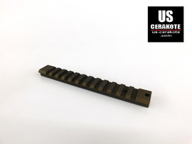 Warne Ruger American SA Vapor Picatinny Rail 0-MOA Burnt Bronze V484M