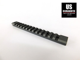 Warne Ruger American LA Vapor Picatinny Rail 0-MOA Gun Metal Grey V485M