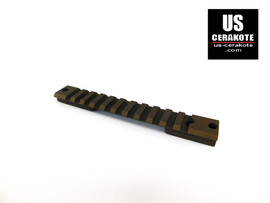 Warne Remington 700 SA Vapor Picatinny Rail 0-MOA Burnt Bronze V471M