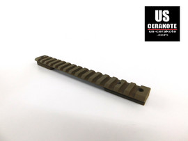 Warne Howa/Vanguard LA Vapor Picatinny Rail 0-MOA Flat Dark Earth V451M