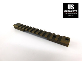 Warne Remington 700 SA Mountain Tech Tactical Rail 0-MOA Burnt Bronze 7671M