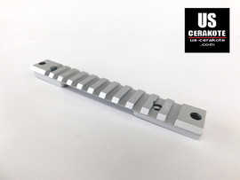Warne Remington 700 SA Mountain Tech Tactical Rail 0-MOA Satin Silver 7671M