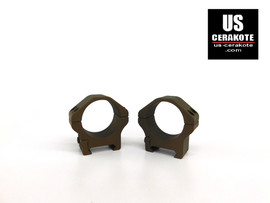 Warne Maxima Horizontal 30mm, PA Low Rings Burnt Bronze 513M
