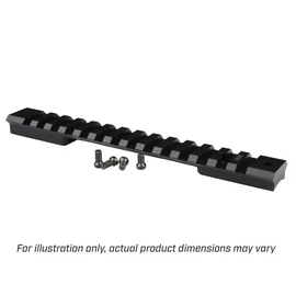 Warne Weatherby Mark V Std 6 lug Mountain Tech Tactical Rail Matte 7653M