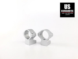 Talley Scope Ring/Base 1" Medium for Marlin 336 Satin Silver 940336