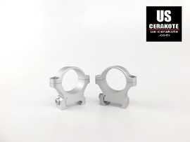 Leupold BackCountry Cross-Slot 30mm Medium Rings Satin Silver 175120