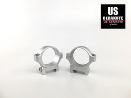 Leupold BackCountry Cross-Slot 34mm Medium Rings Satin Silver 183391