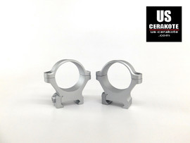 Leupold BackCountry Cross-Slot 34mm High Weaver Style Rings Satin Silver 175122