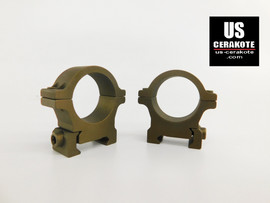 Leupold Open Range 30mm Medium Weaver-Style Scope Rings Burnt Bronze 180947