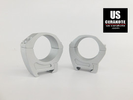 Vortex Pro Series 34mm Medium Weaver Style Scope Rings Satin Silver PR34-M