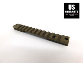Warne Remington 700 SA Vapor Picatinny Rail 0-MOA Flat Dark Earth V471M
