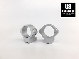Talley Scope Ring/Base 30mm Low for Remington 700 Satin Silver 730700