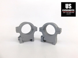 Leupold Open Range 1" Medium Weaver-Style Scope Rings Crushed Silver 180944