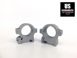 Leupold Open Range 1" Low Weaver-Style Scope Rings Crushed Silver 180943