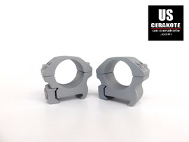 Vortex Pro Series 1" Low Weaver Style Scope Rings Crushed Silver PR1-L