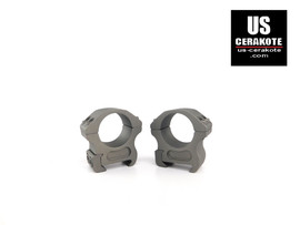 Vortex Pro Series 1" Medium Weaver Style Scope Rings Gun Metal Grey PR1-M