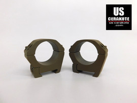 Vortex Sport Riflescope Rings 30mm Medium Weaver Style Flat Dark Earth SPT30-M