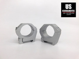 Vortex Sport Riflescope Rings 30mm Medium Weaver Style Satin Silver SPT30-M