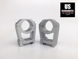 Vortex Sport Riflescope Rings 1" Extra High Weaver Style Satin Silver SPT1-XH