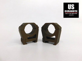 Vortex Sport Riflescope Rings 1" High Weaver Style Burnt Bronze SPT1-H