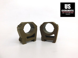 Vortex Sport Riflescope Rings 1" High Weaver Style Flat Dark Earth SPT1-H