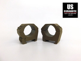 Vortex Sport Riflescope Rings 1" Low Weaver Style Flat Dark Earth SPT1-L