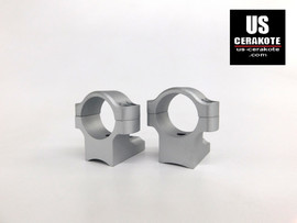 Leupold BackCountry 1" Medium Rings for Winchester 70 Satin Silver 171106