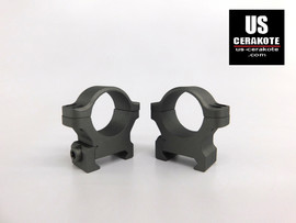 Leupold BackCountry Cross-Slot 1" Medium Weaver Style Rings Gun Metal Grey 175117