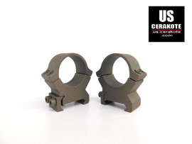 Leupold PRW2 Series 1" High Weaver Style Scope Rings Smoked Bronze 174082